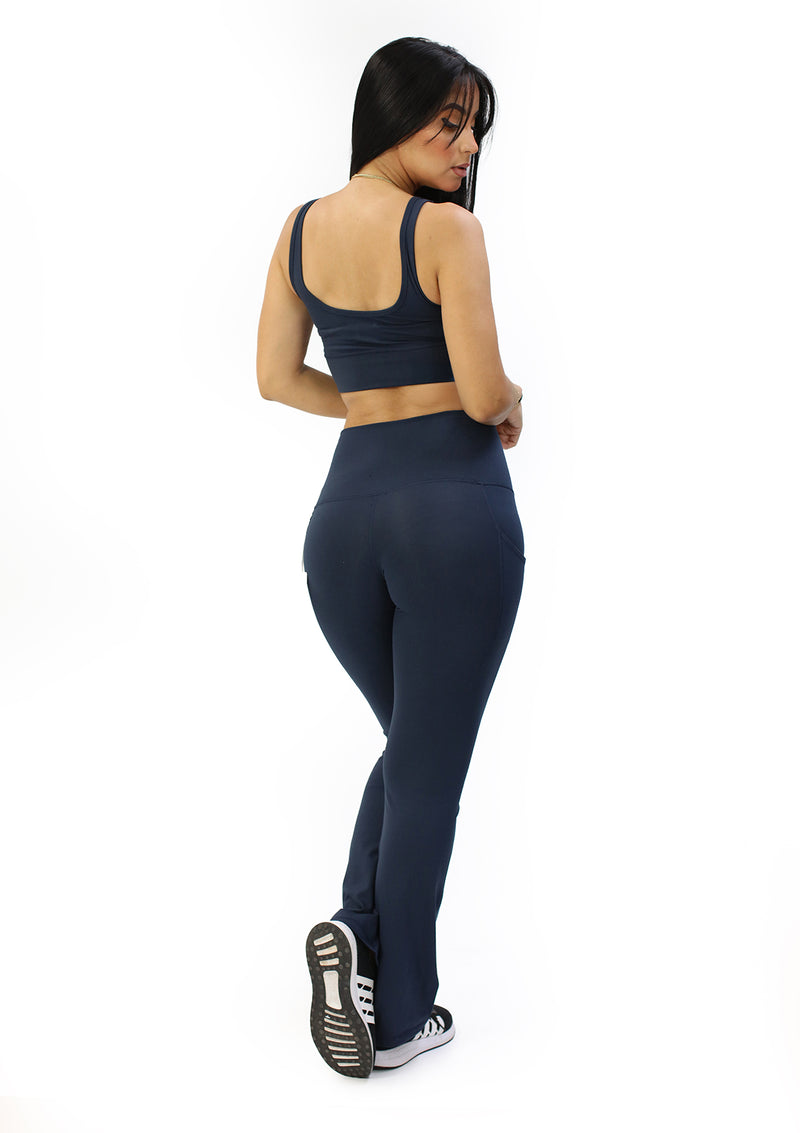 SM-10293-TN Black Sport Bra de Mujer