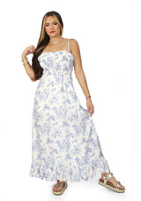 SM-4928-DN Printed Traje de Mujer