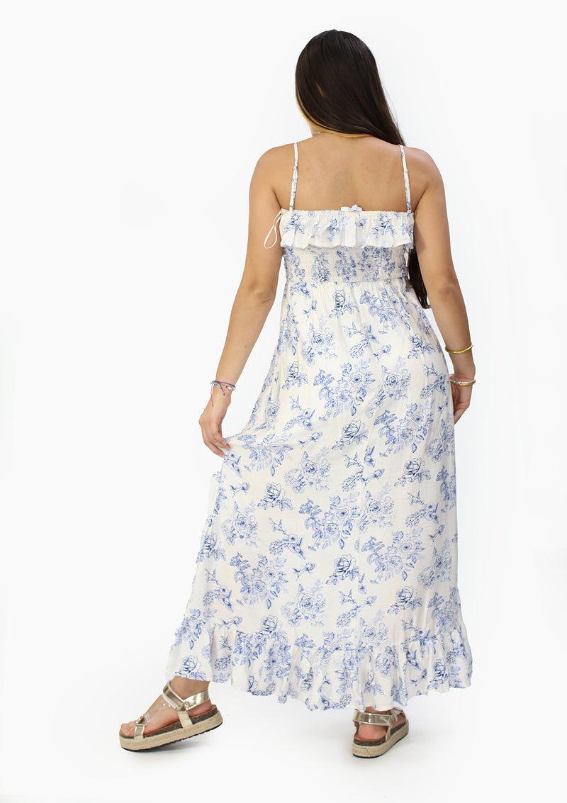 SM-4928-DN Printed Traje de Mujer