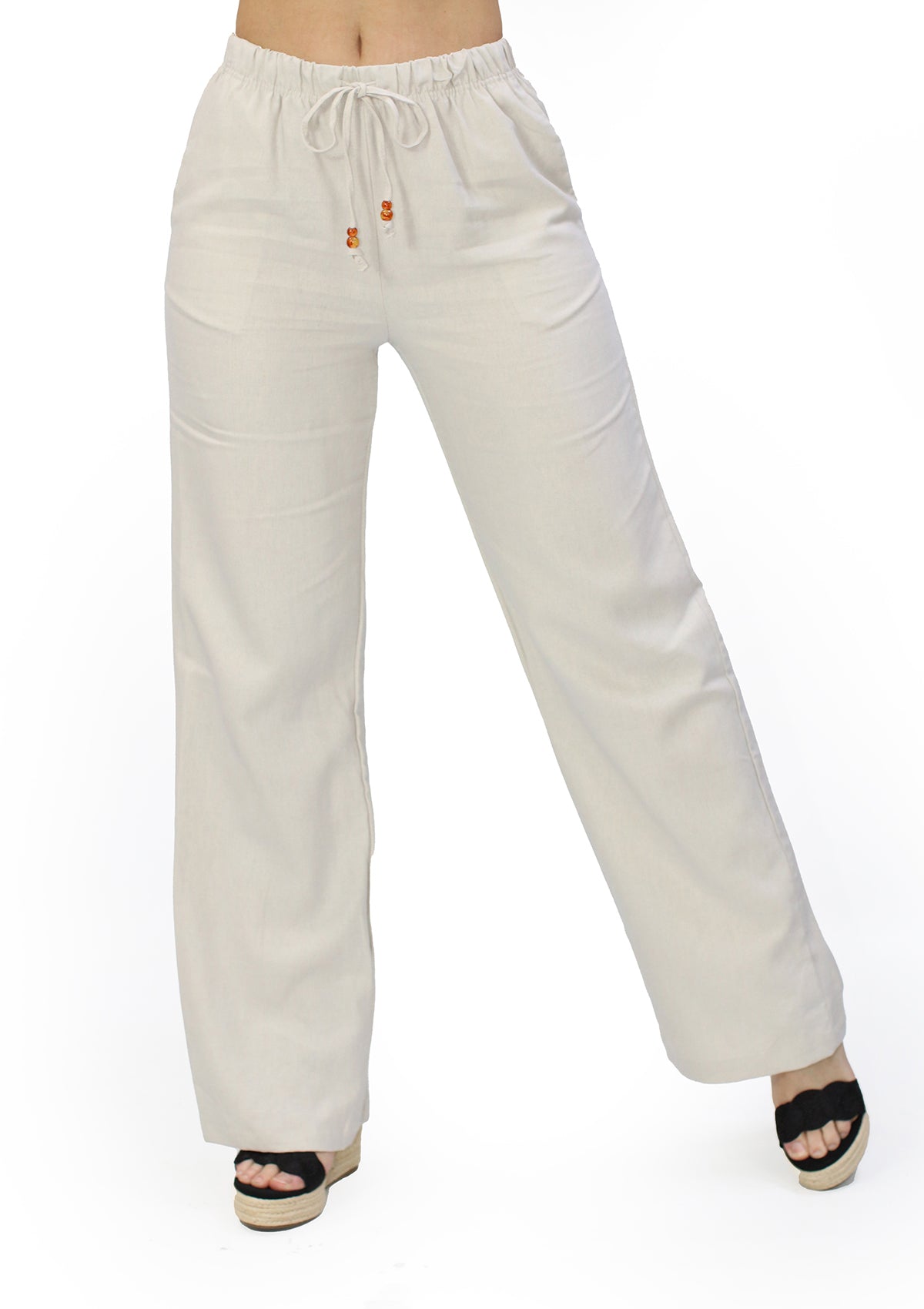SM-60113-PN Beige Pantalon de Mujer