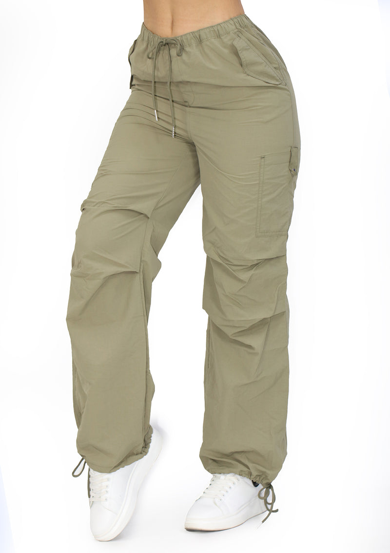 SM6924PN Green Jogger Cargo de Mujer