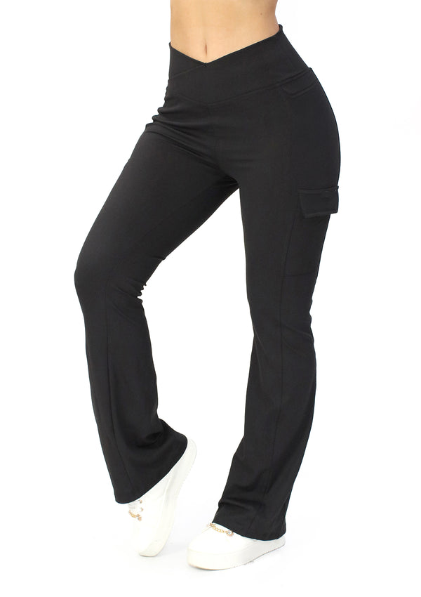 SM-6968-PN Black Jogger Cargo de Mujer