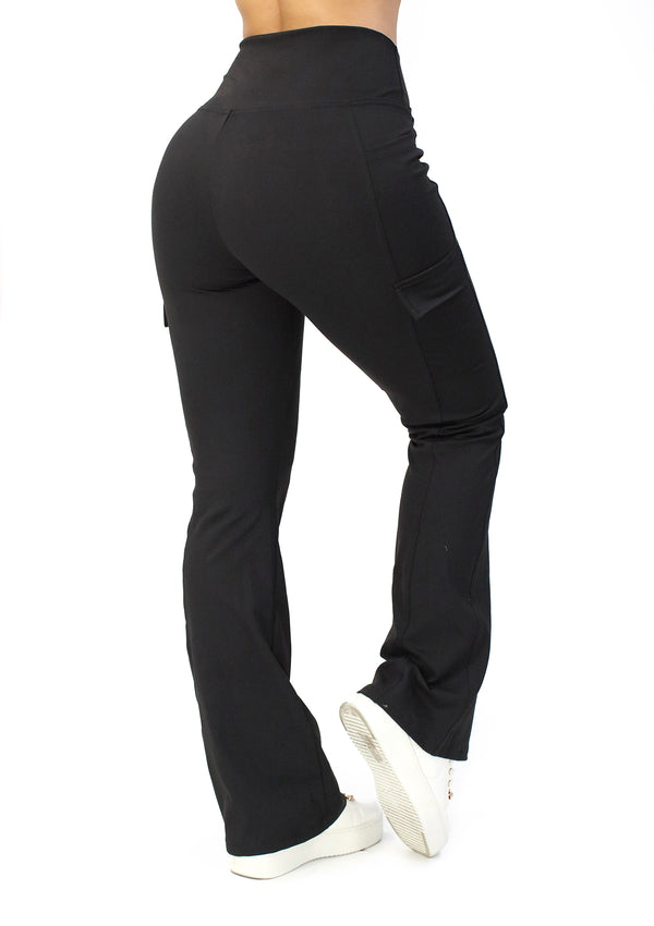 SM-6968-PN Black Jogger Cargo de Mujer