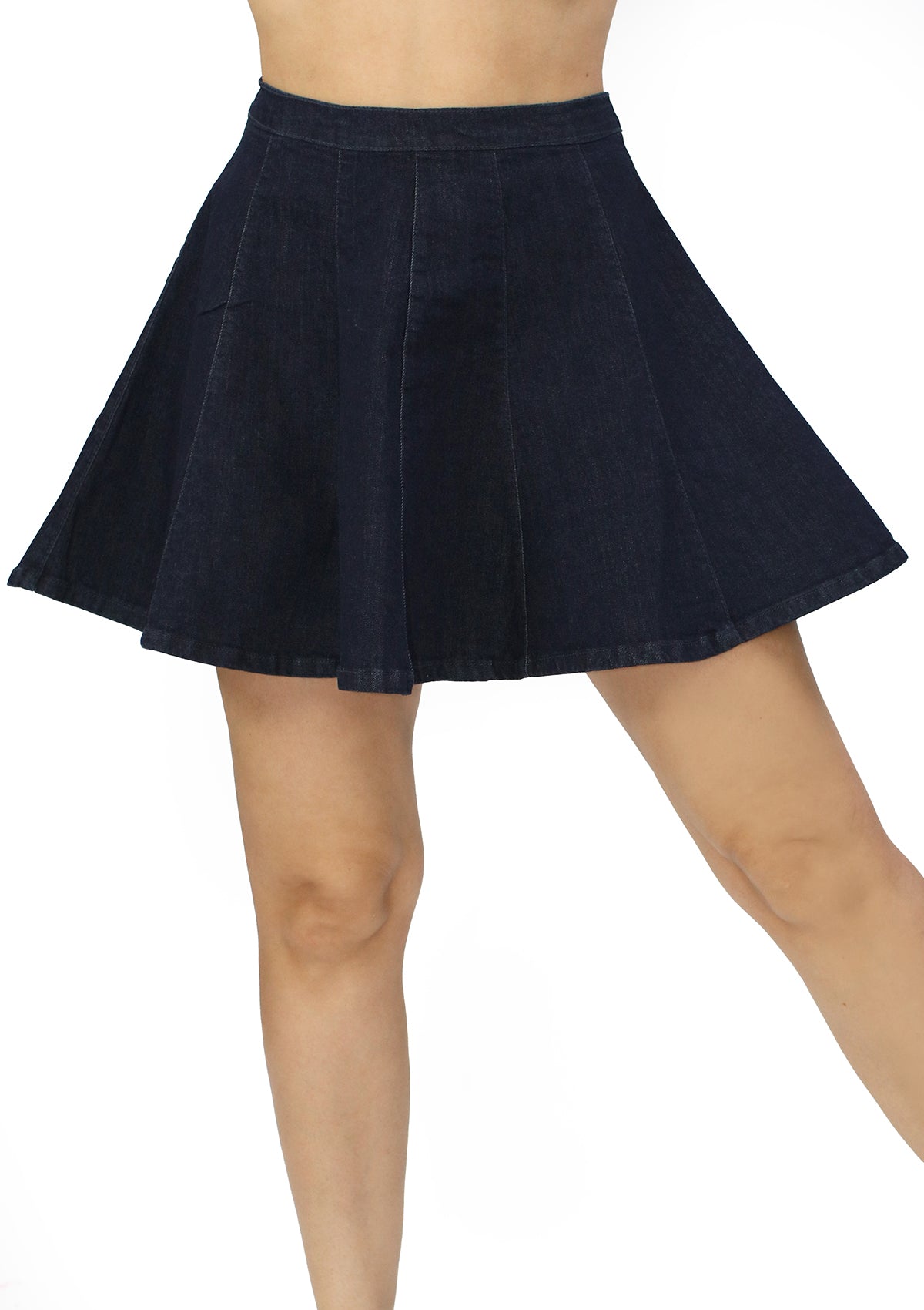 SM-7353-SN Dark Denim Falda de Mujer