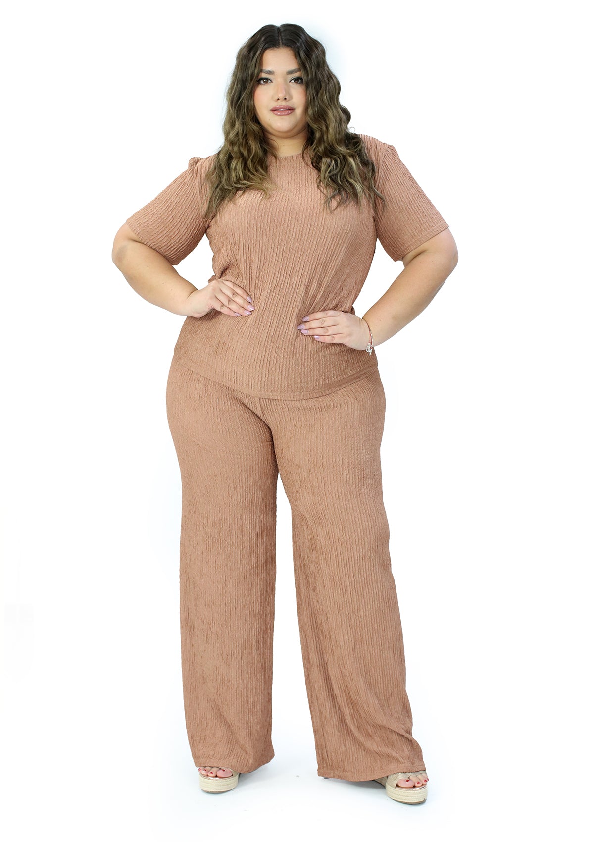 SU-HK-705 Mocha Set Palazzo de Mujer