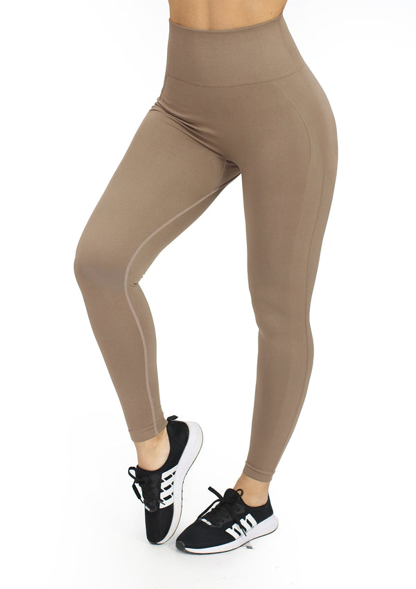 SU-LEG-09 Brown Pantalón Legging de Mujer