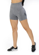 SU-LEG-12 Grey Short Leggings de Mujer