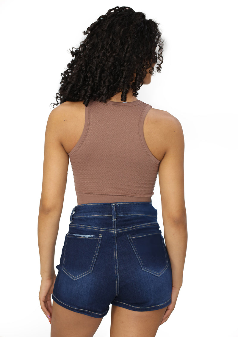 SU-NT-43 Mocha Top de Mujer
