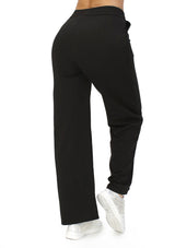 SU-SP-701-S Black Pantalon Straight Leg de Mujer