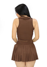 SU-TS-201-SET Expresso Set Falda Pantalon de Mujer