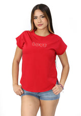 TA-TA-200 Red TShirt de Mujer