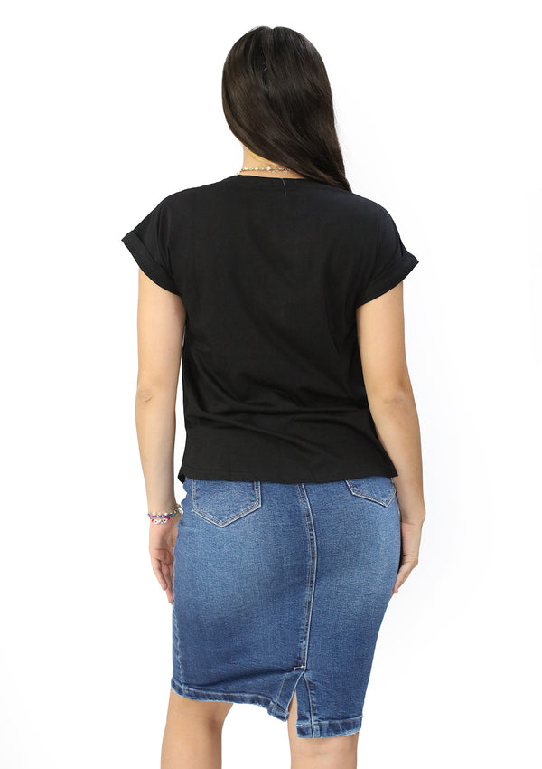 TA-TA-209 Black Blusa de Mujer