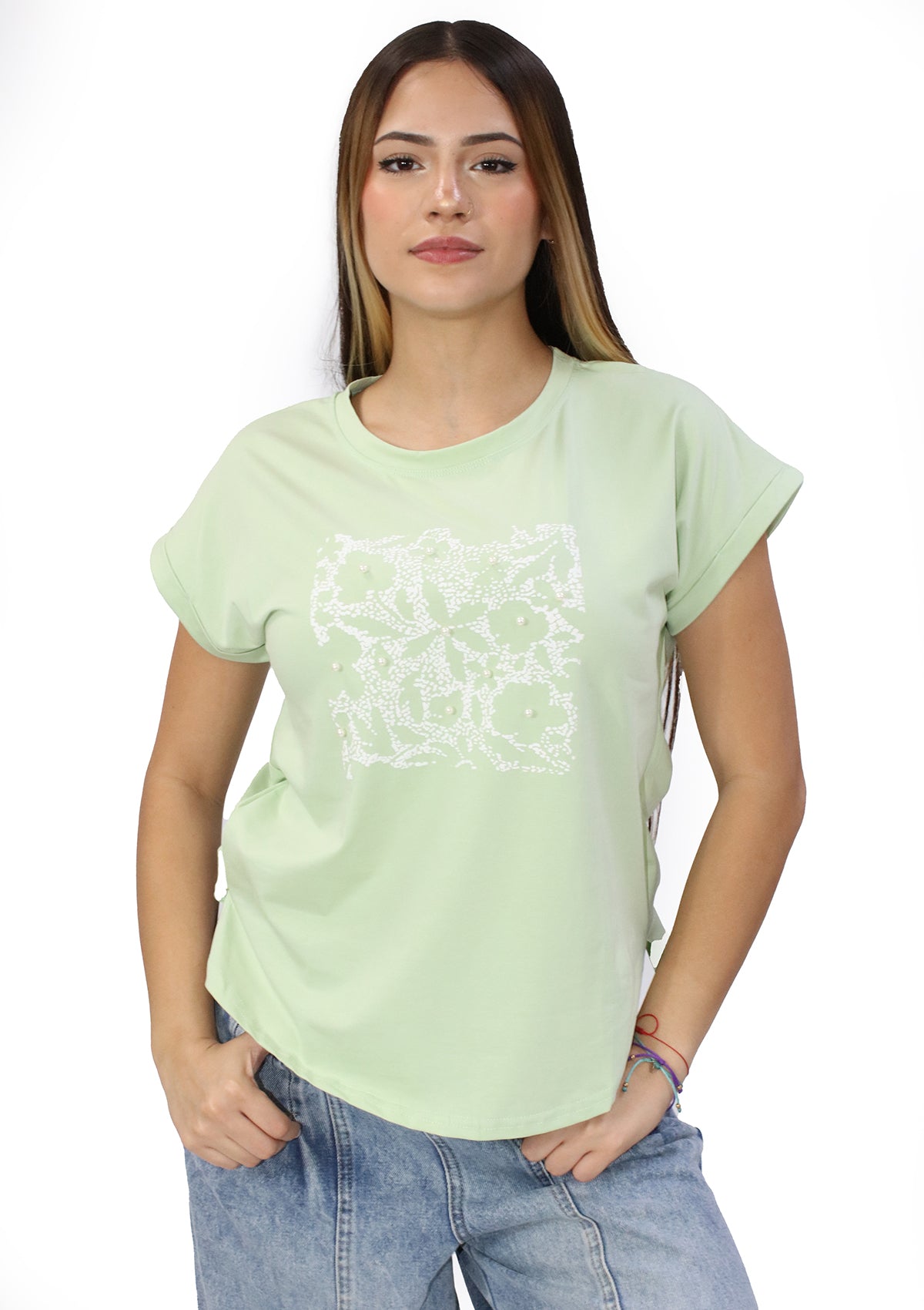 TA-TB-40 Green TShirt de Mujer