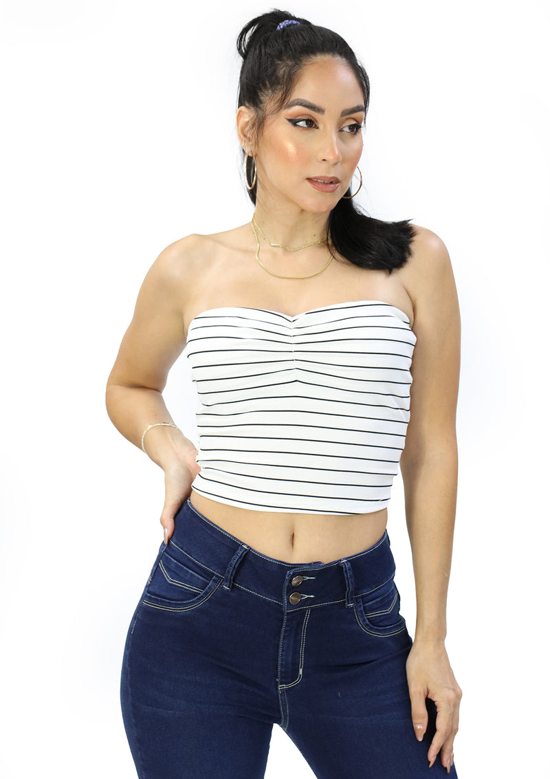 TI-MN-3870A White Blusa de Mujer