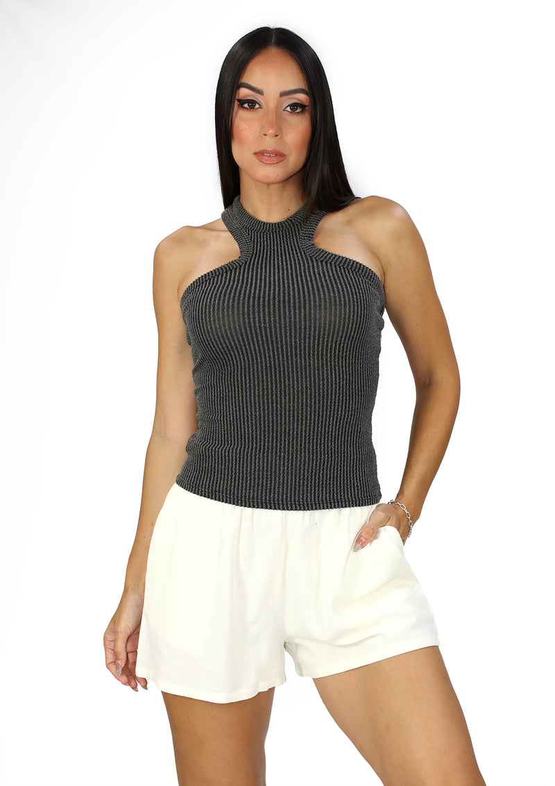 TIMN9776C Gray Blusa de Mujer