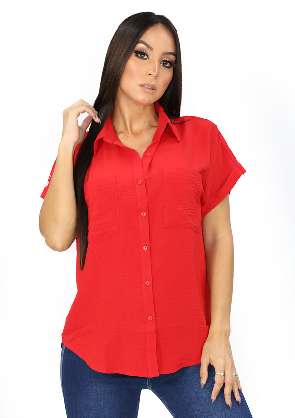 TITT2082N Red Blusa de Mujer