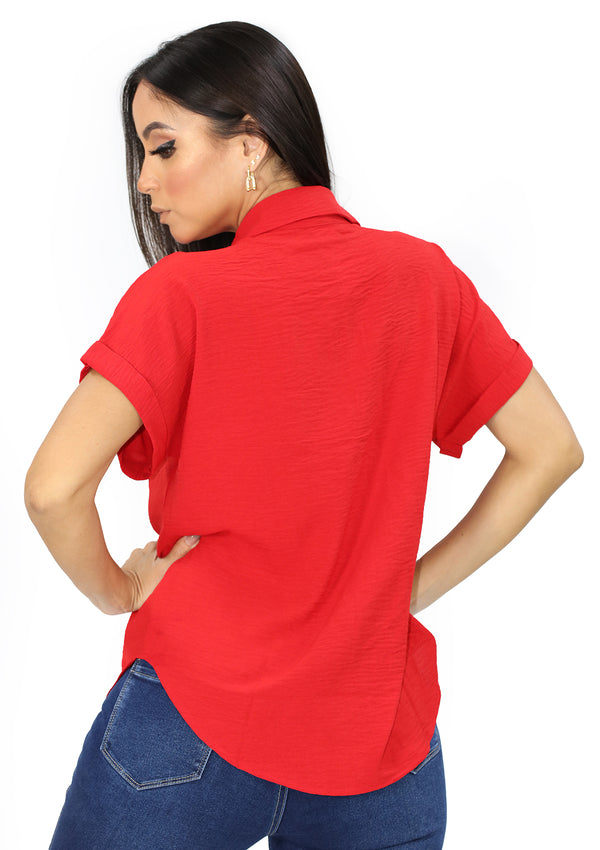 TITT2082N Red Blusa de Mujer
