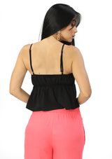 TI-WN-10422 Black Blusa de Mujer