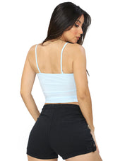 TIWN10683 Sky Blue Blusa de Mujer