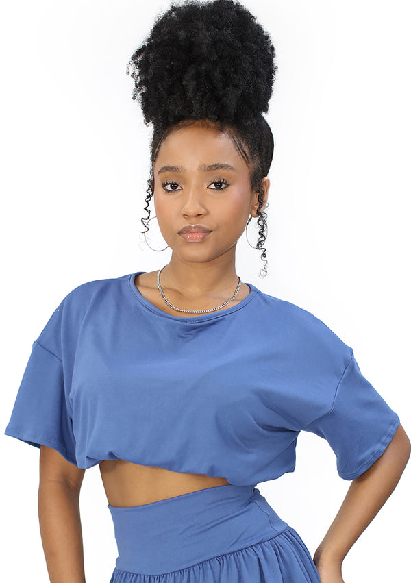 TI-WN-11060 Blue Blusa de Mujer