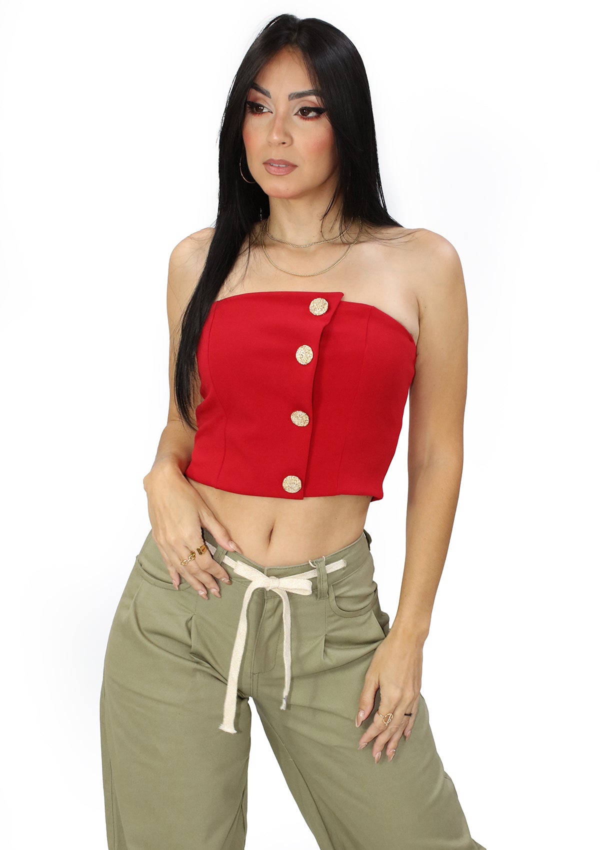 TI-WN-12021R Red Blusa de Mujer
