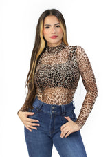 TI-WN-8329B Printed Blusa de Mujer
