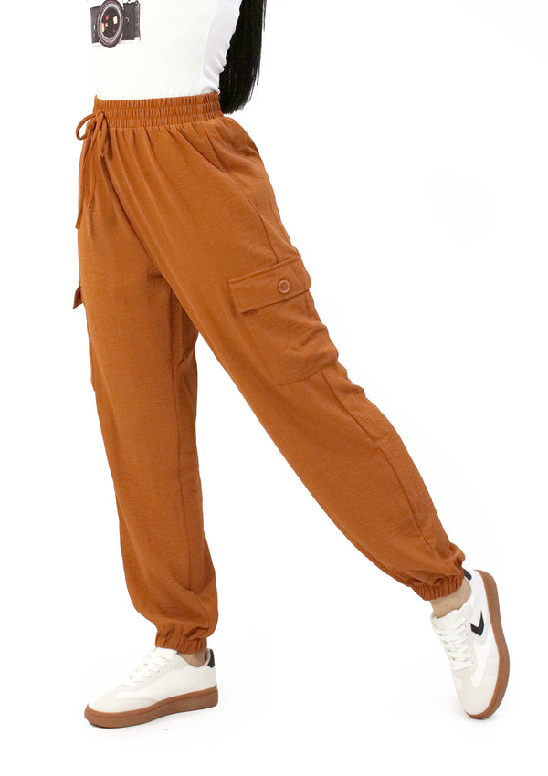 TI-WP-8456 Camel Pantalón de Mujer