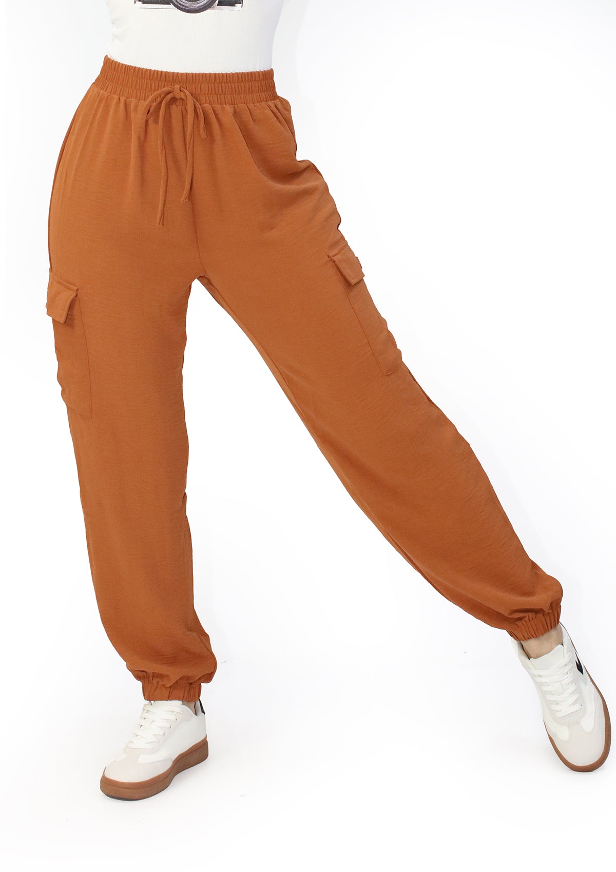 TI-WP-8456 Camel Pantalón de Mujer
