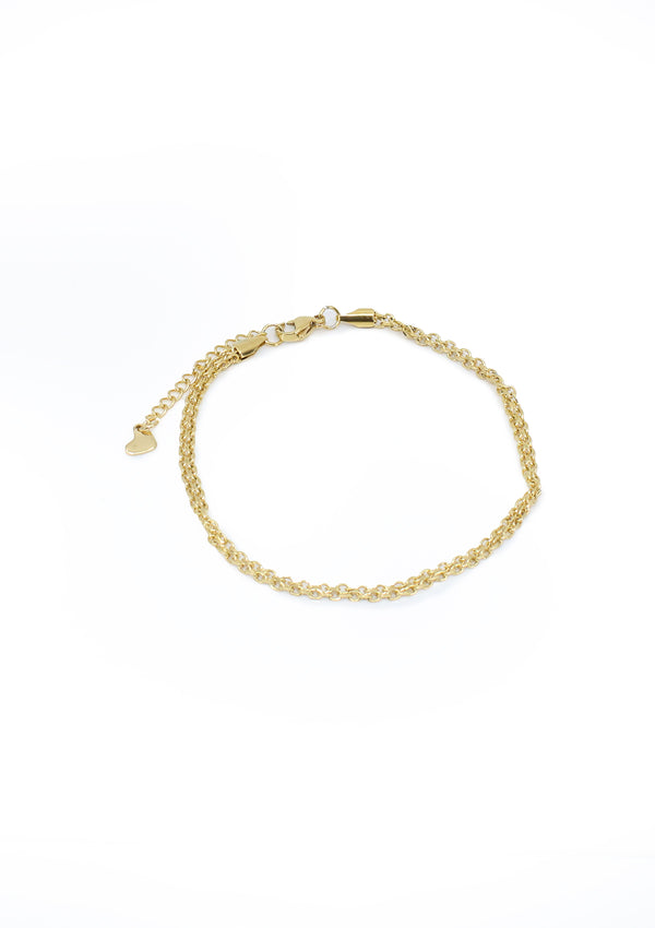 TR-1336-D Gold Tobillera de Mujer