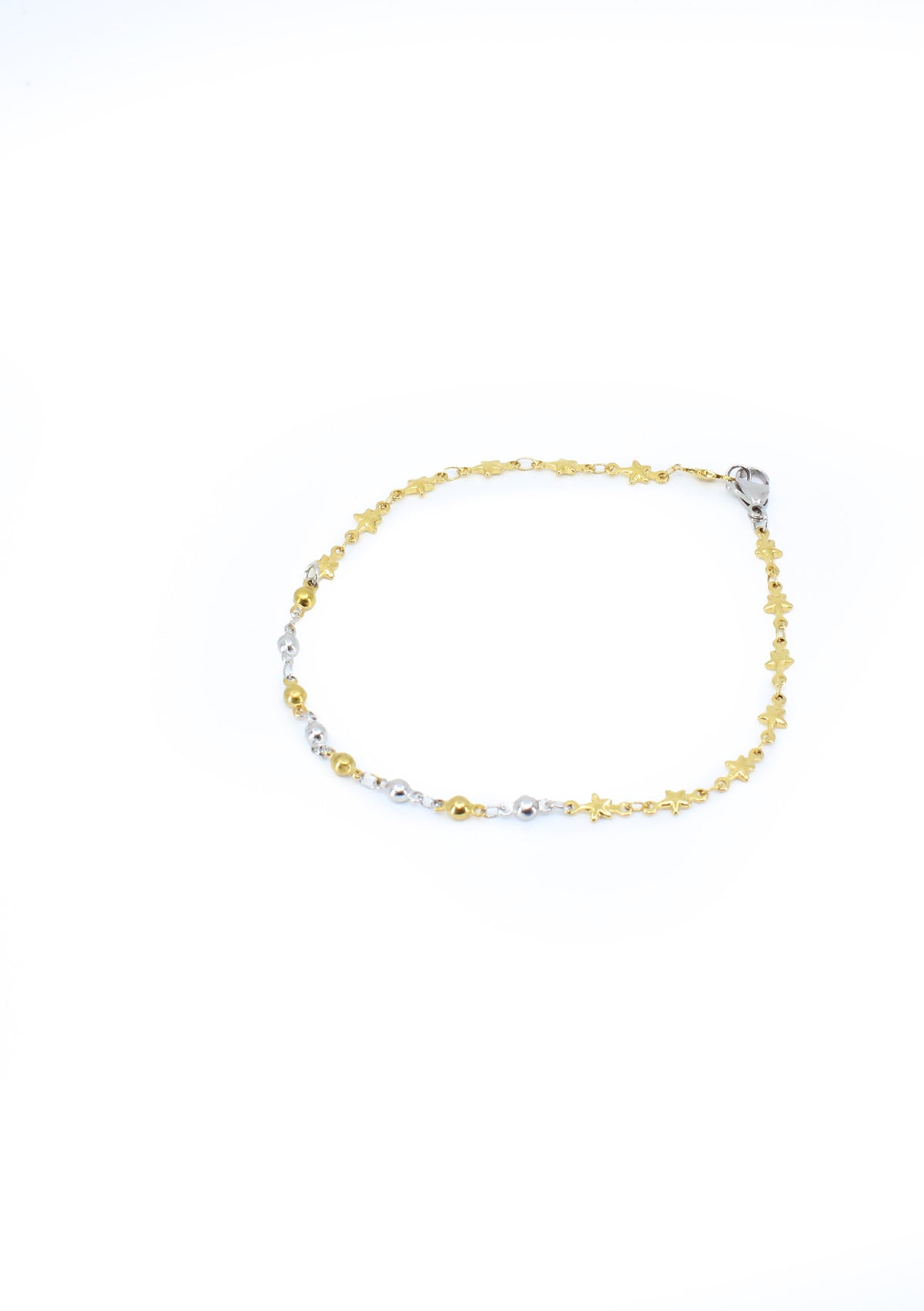 TR-1343-K Gold/Silver Tobillera de Mujer