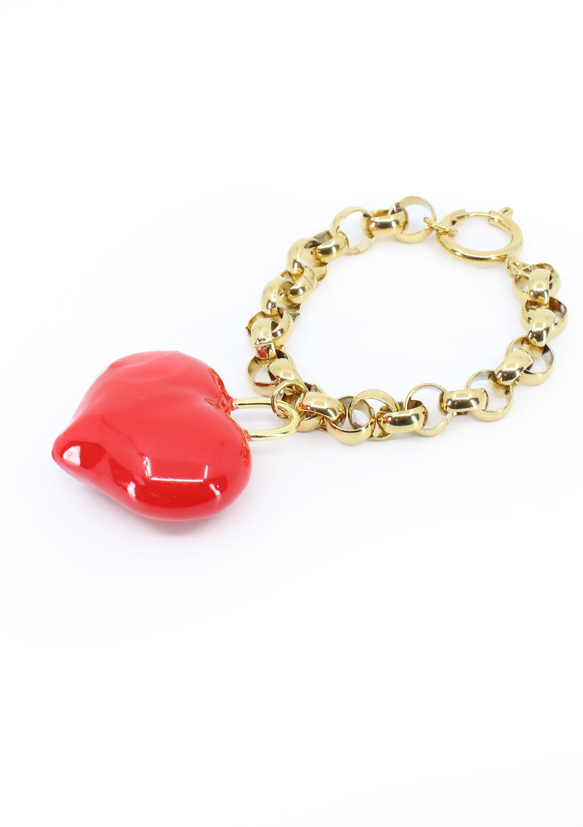 TR-1362-C Gold Pulsera con Charm de Mujer
