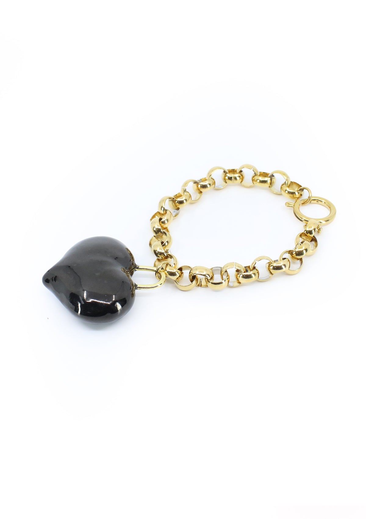 TR-1362-D Gold Pulsera con Charm de Mujer
