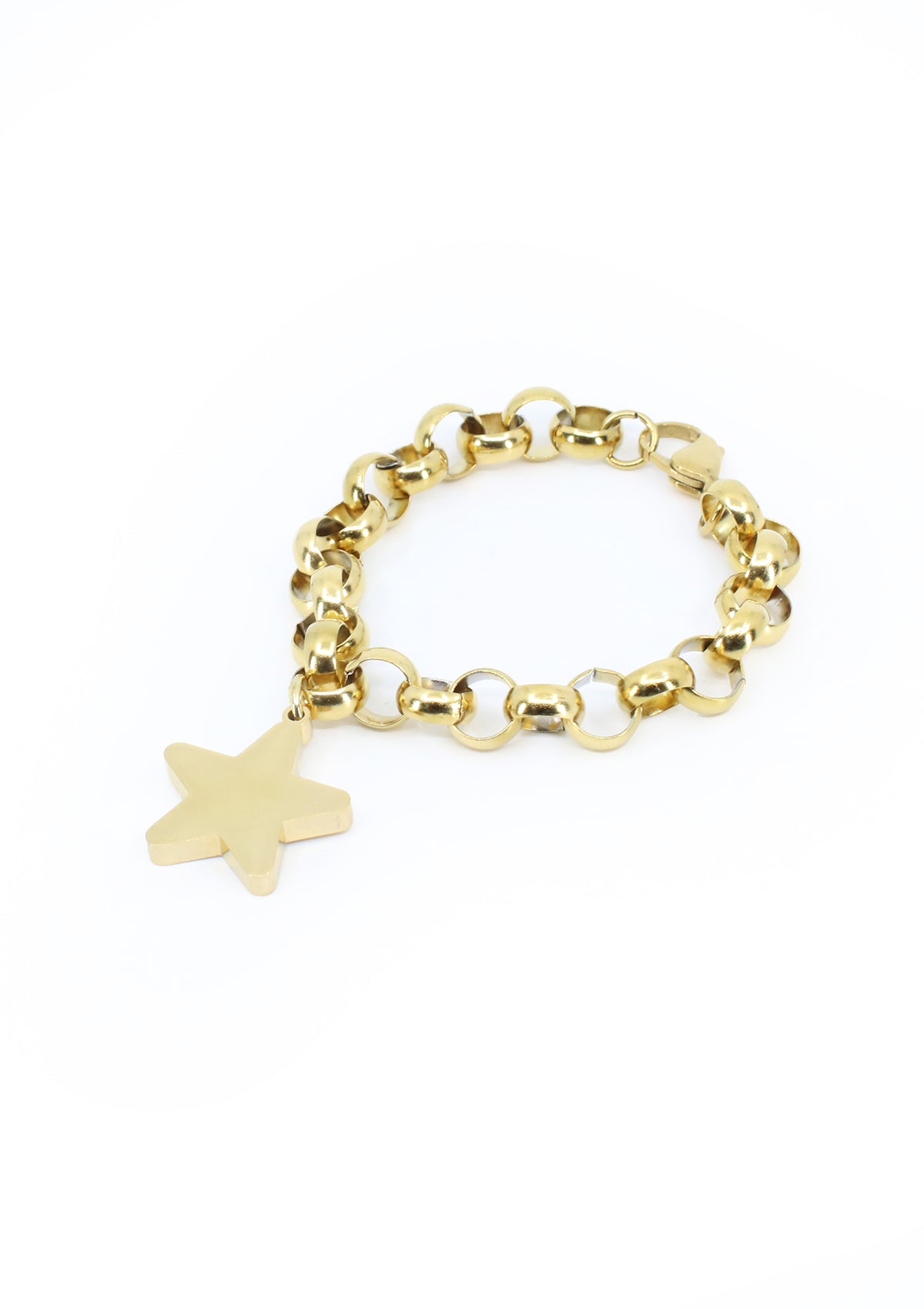 TR-1362-E Gold Pulsera con Charm de Mujer