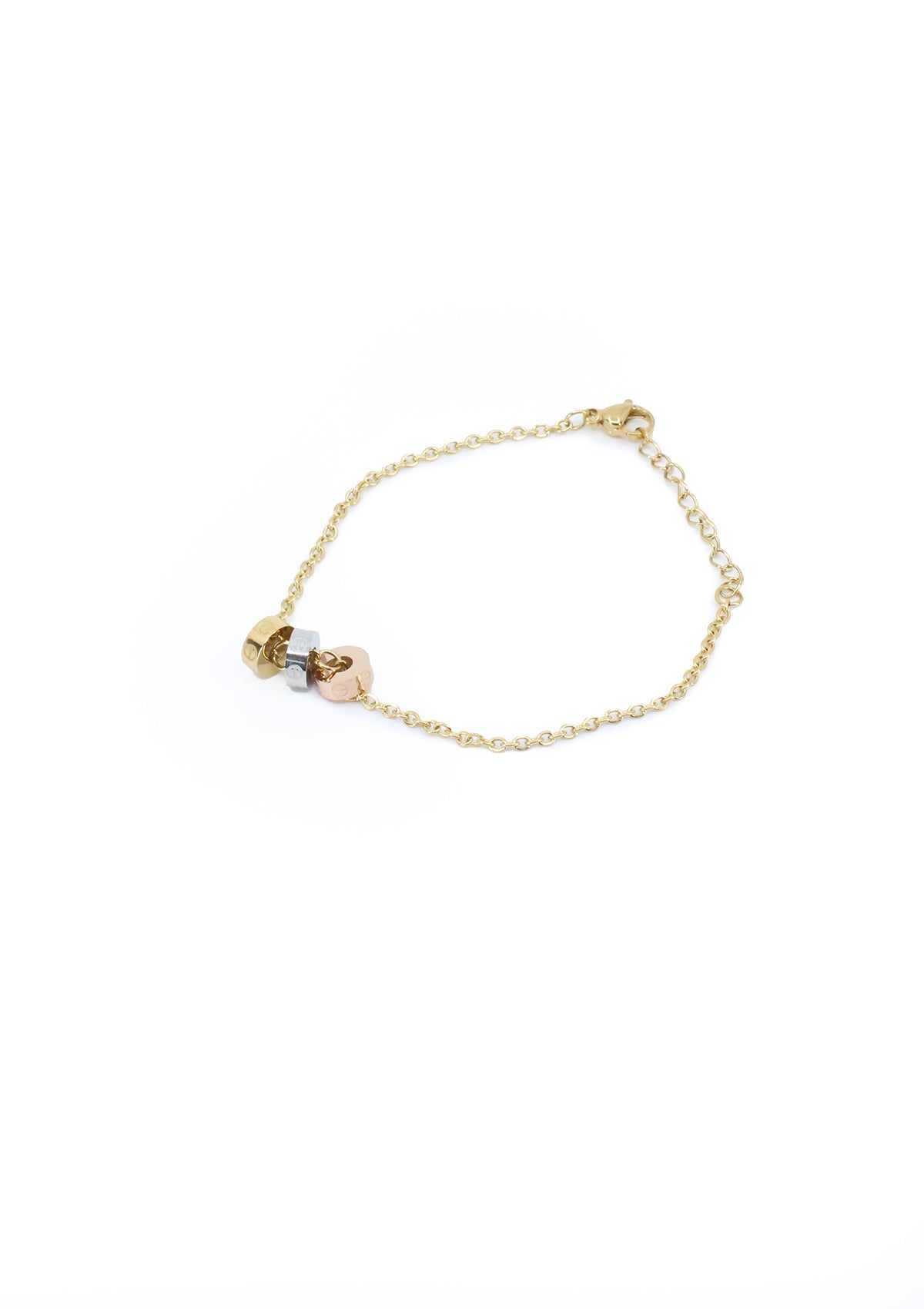 TR-1370-A Gold Tobillera de Mujer