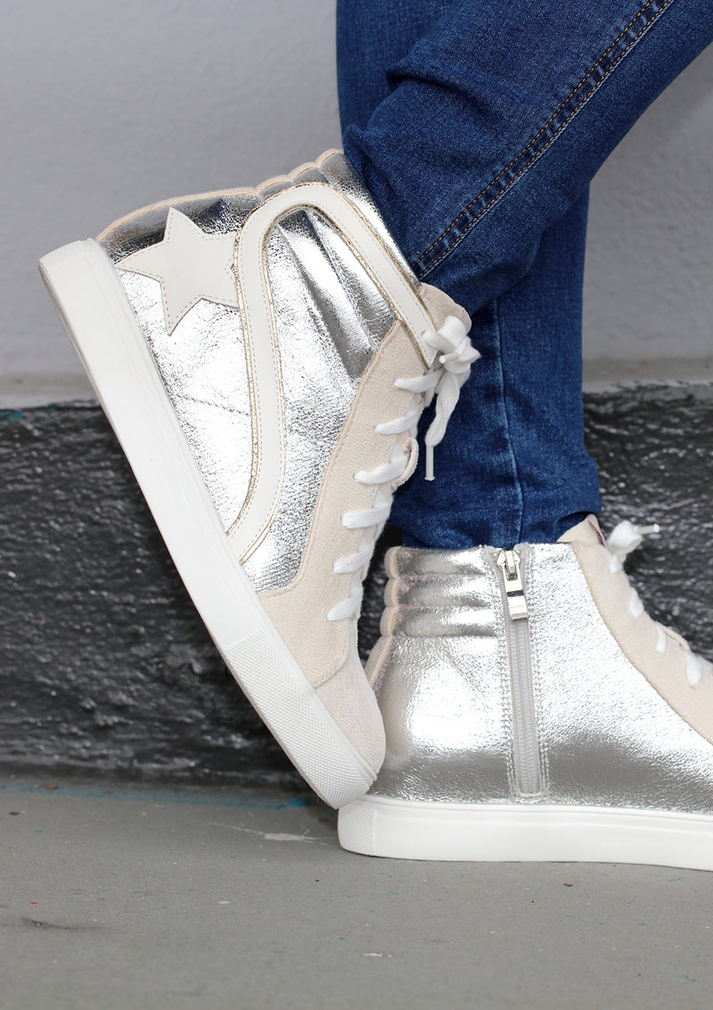 TT-DALE-HI-05 Silver Metallic Women Shoes