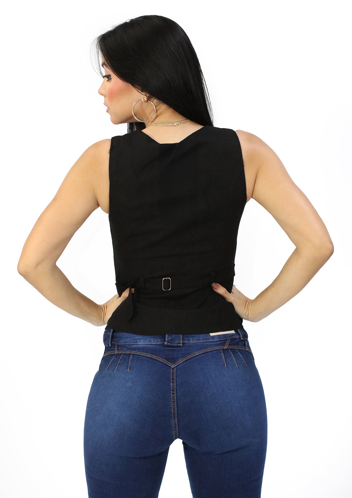 TW-1845 Black Blusa de Mujer