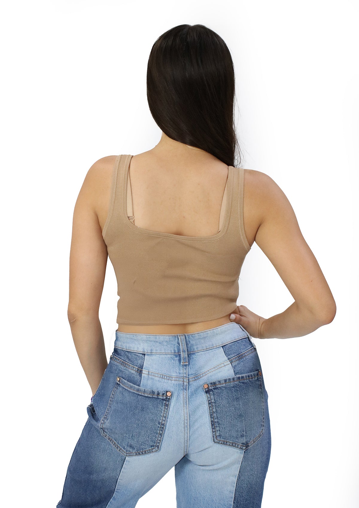 VJ-12W-2999N Nude Blusa de Mujer