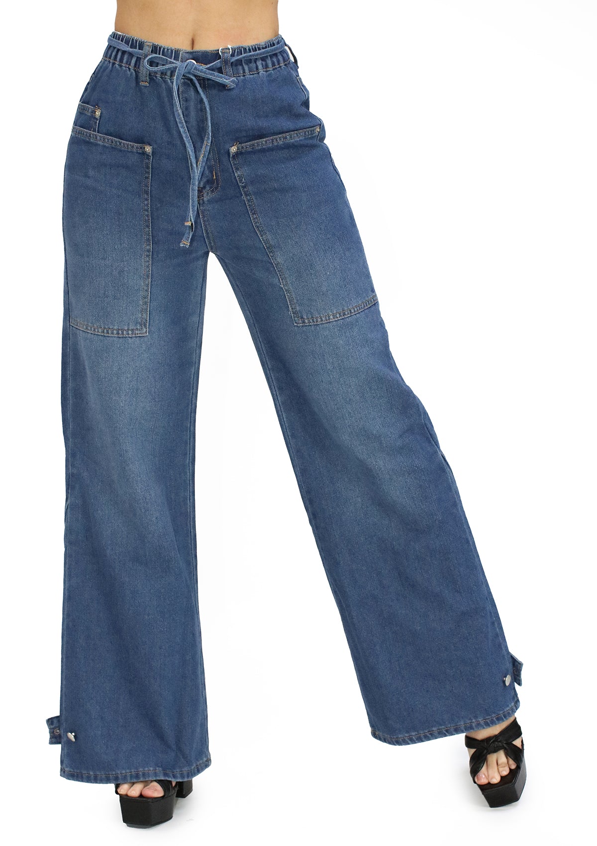 VJ-90042 Medium Denim Jeans de Mujer