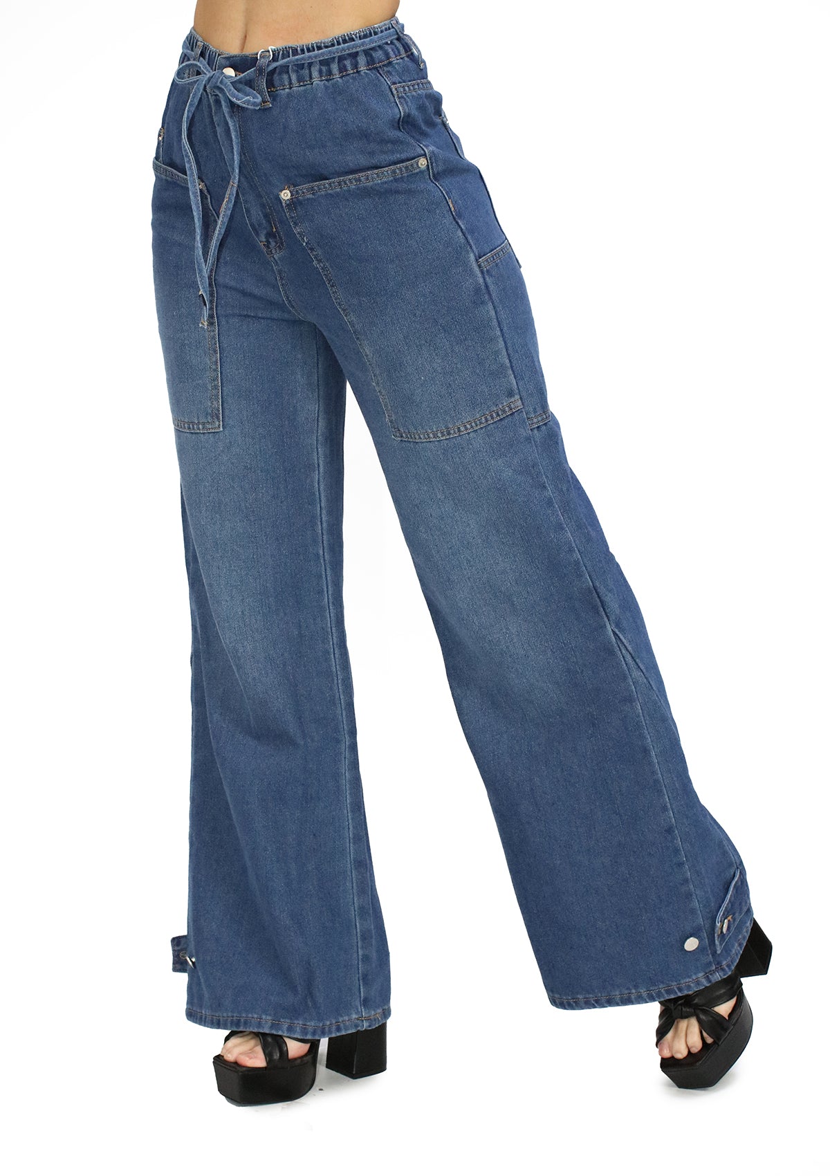 VJ-90042 Medium Denim Jeans de Mujer