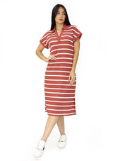 VJ-ND-31647 Rust Oatmeal Traje de Mujer