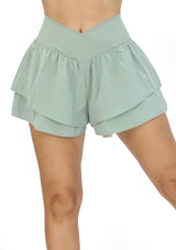 VJNP70343 Sage Green Short de Mujer