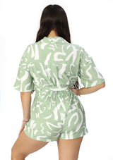 VJ-NP-70704 Sage Romper de Mujer
