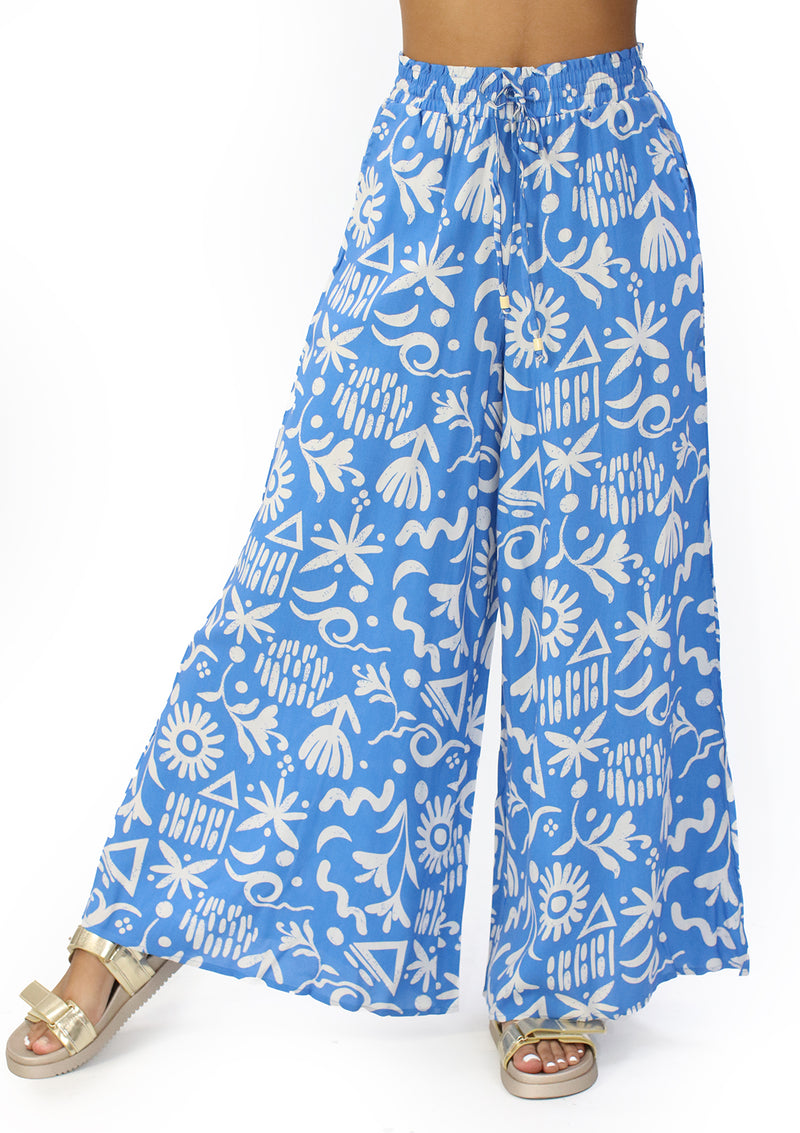 VJ-NP-70715 Blue Pantalón de Mujer