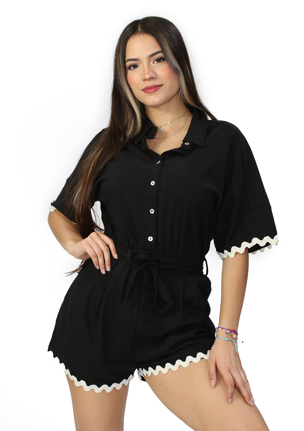 VJ-NP-70716 Black Romper de Mujer