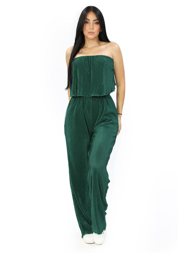 WR-2422R Green Jumpsuit de Mujer