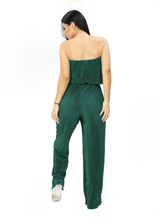 WR-2422R Green Jumpsuit de Mujer