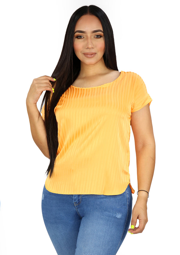 WR2494T Orange Blusa de Mujer