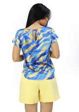 WR-3495-T Blue Blusa de Mujer