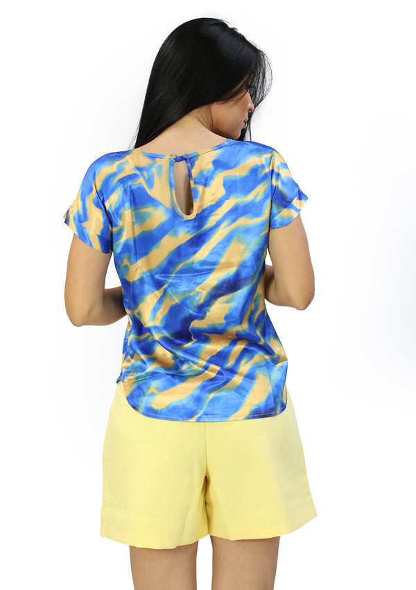 WR-3495-T Blue Blusa de Mujer