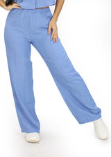 WR-5418-P Blue Pantalón de Mujer